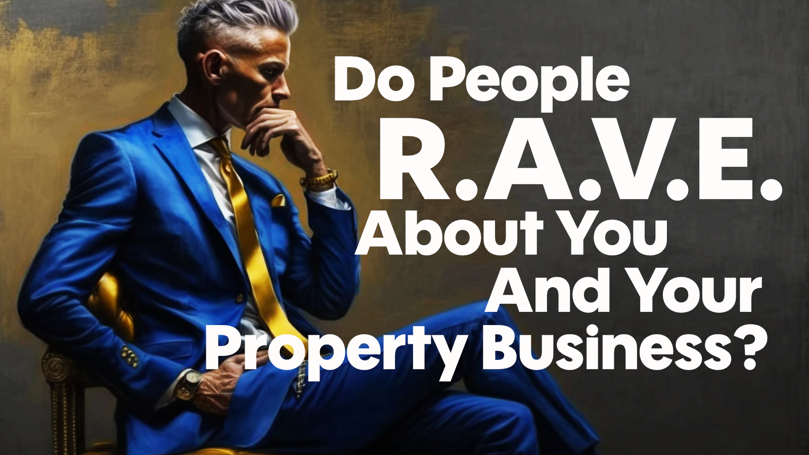 Read more about the article Do People R.A.V.E. About You And Your Property Business?